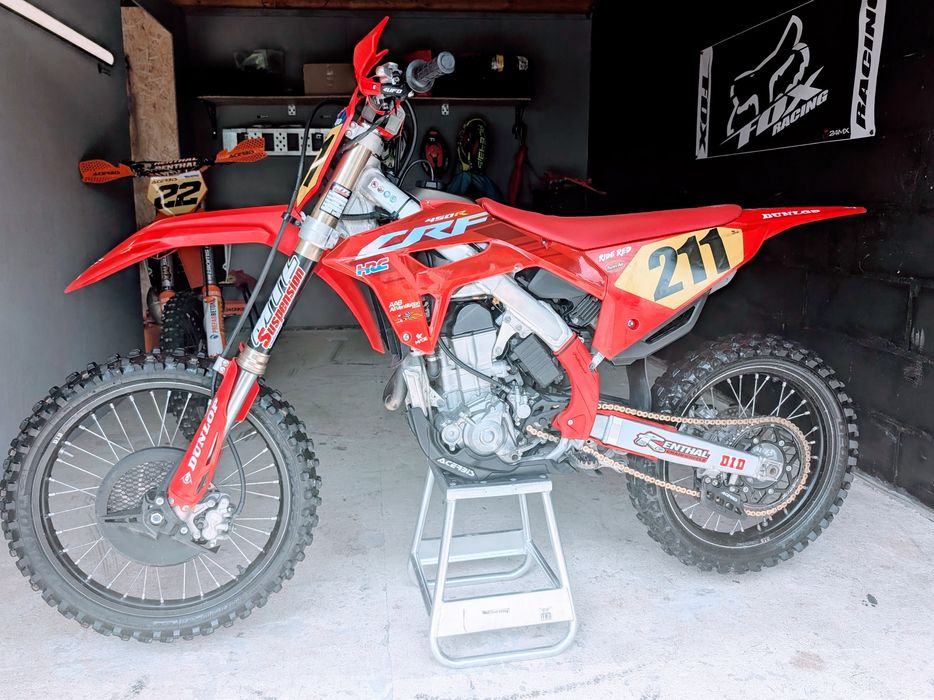Honda CRF 450R 2021 rok 62mth, stan b.dobry. 2 kpl. Plastikow KTM SXF