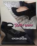 Ruby shoo 40, czarne, panterka, welur, niskie