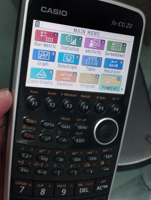 Casio grafica FX-cg20 = FX-CG50