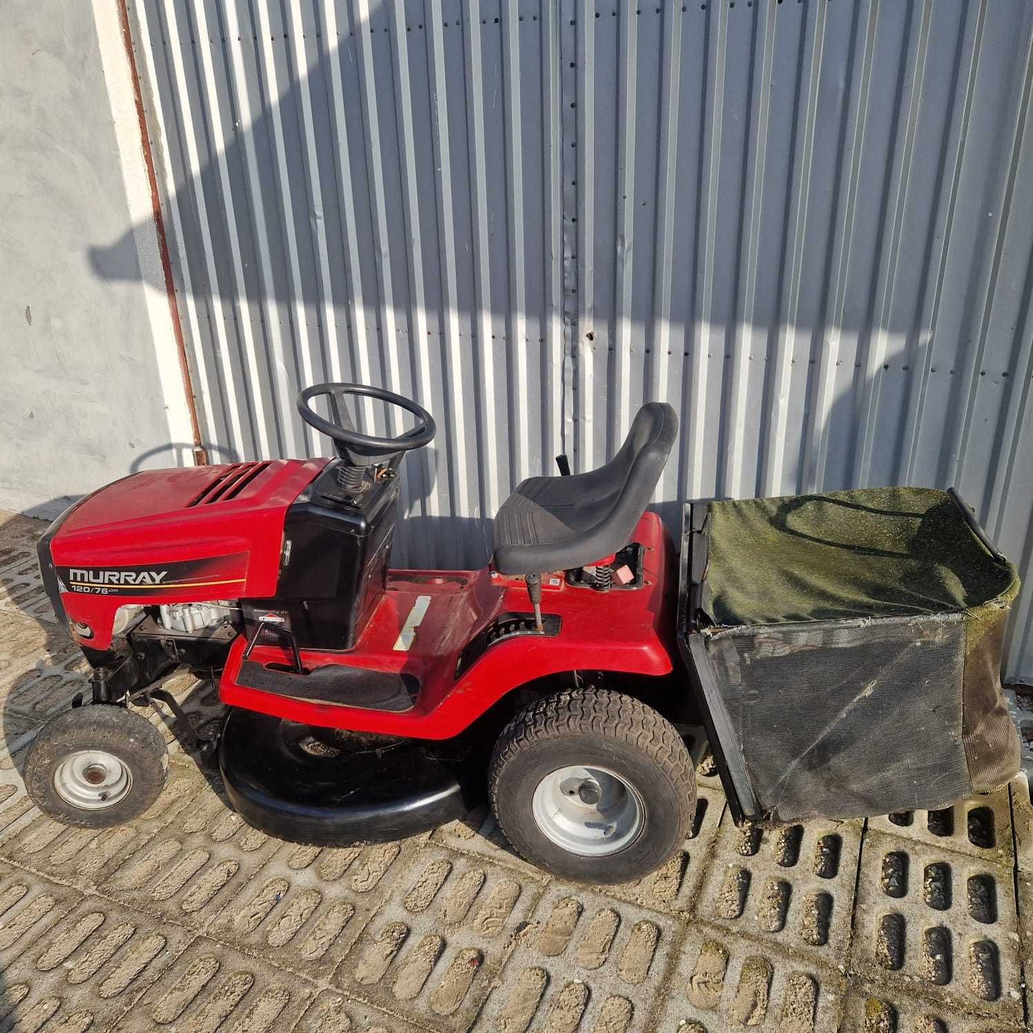 traktorek kosiarka murray ciągnik 120/76cm Briggs & Stratton 12KM kosz