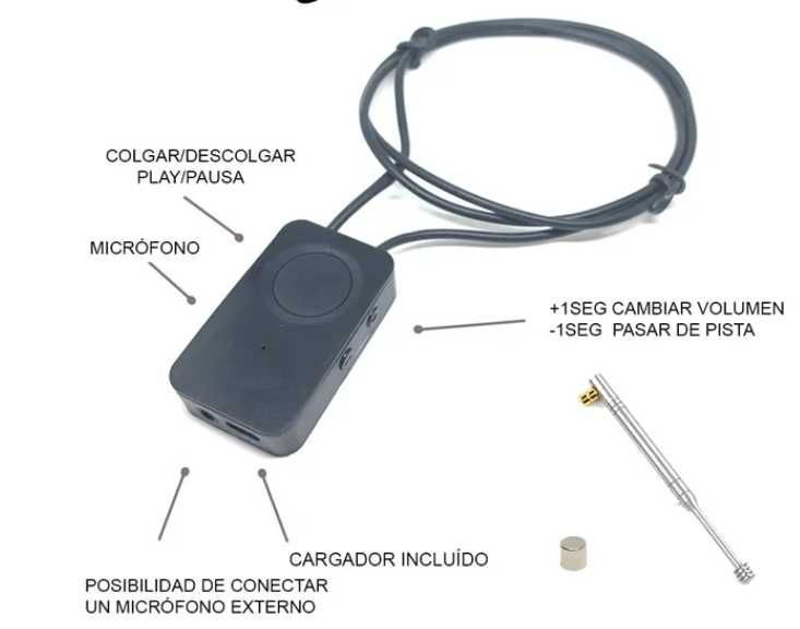 Auricular oculto invisível