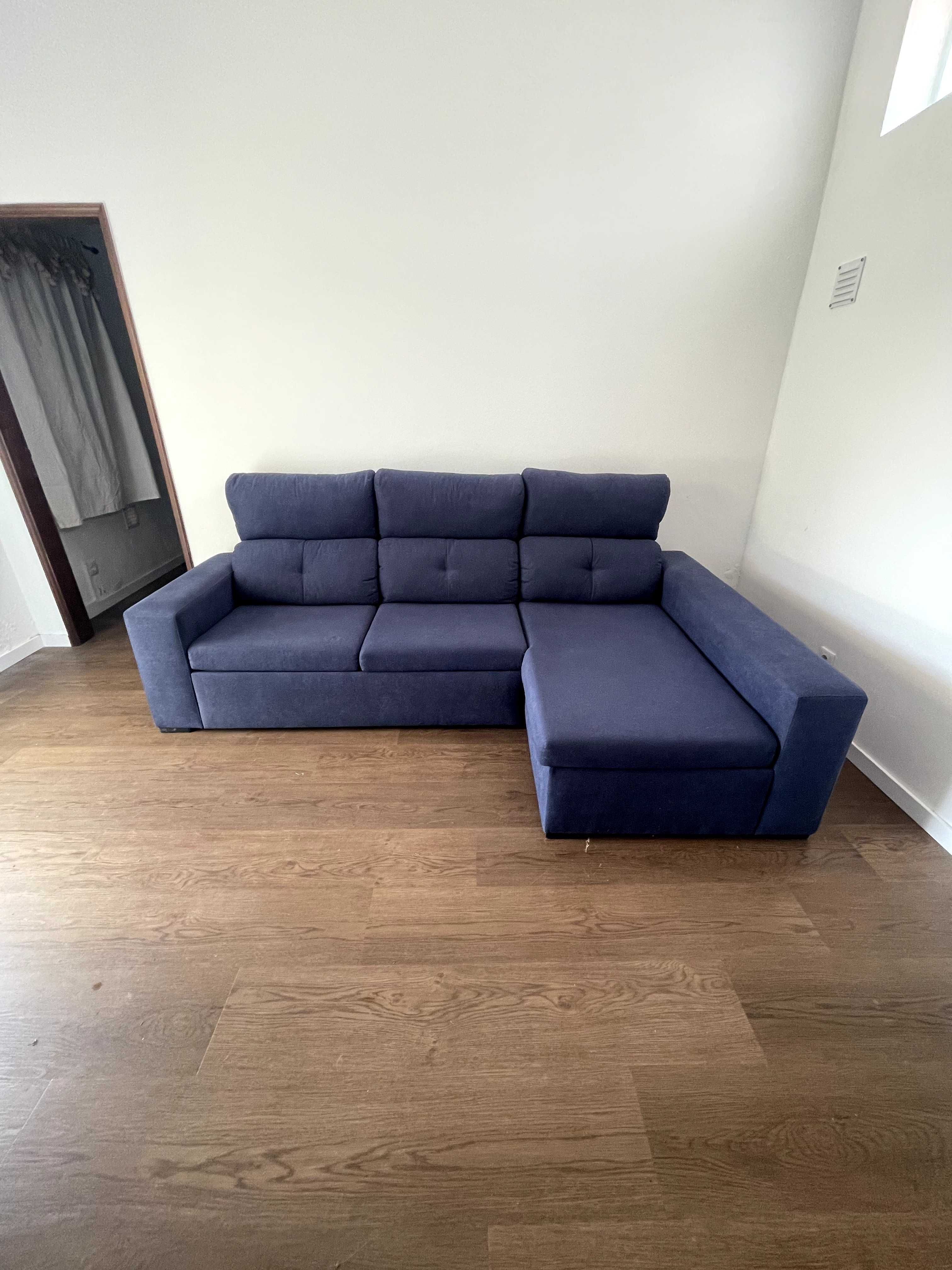 Sofá cama chaise longue confortável