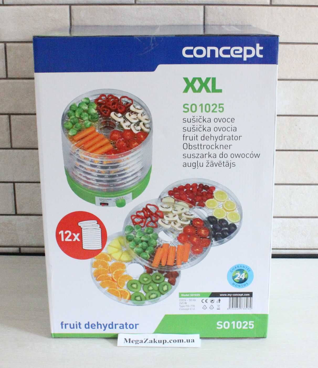 Сушарка для овочів і фруктів Concept SO-1025 XXL Нова! в наявності!