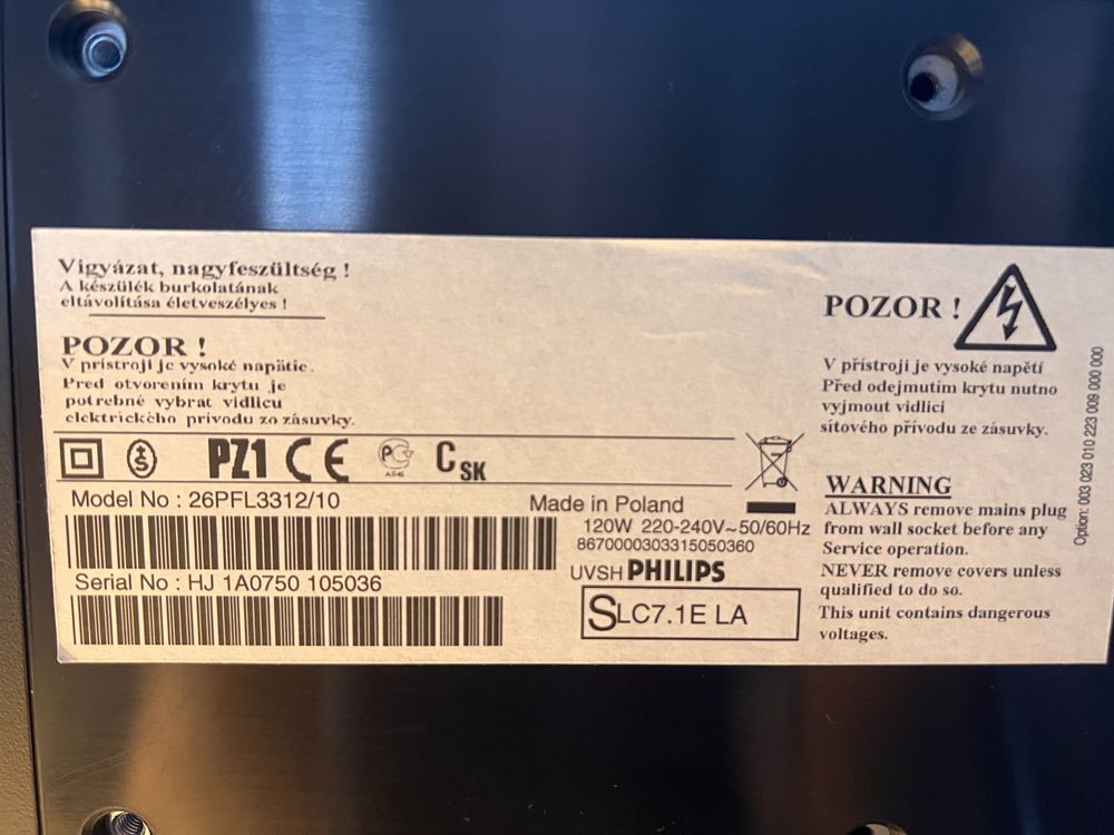 Telwizor PHILIPS 26 cali + GOOGLE BOX