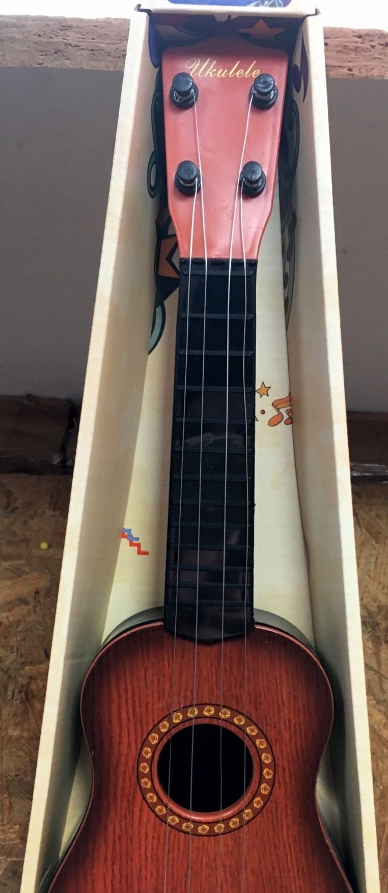 Gitara Strunowa Zabawka dla Dziecka Duża Kostka Pokrowiec