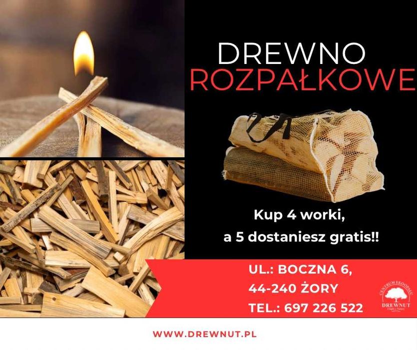 Drewno opałowe rozpałkowe, SUPERPROMO!!