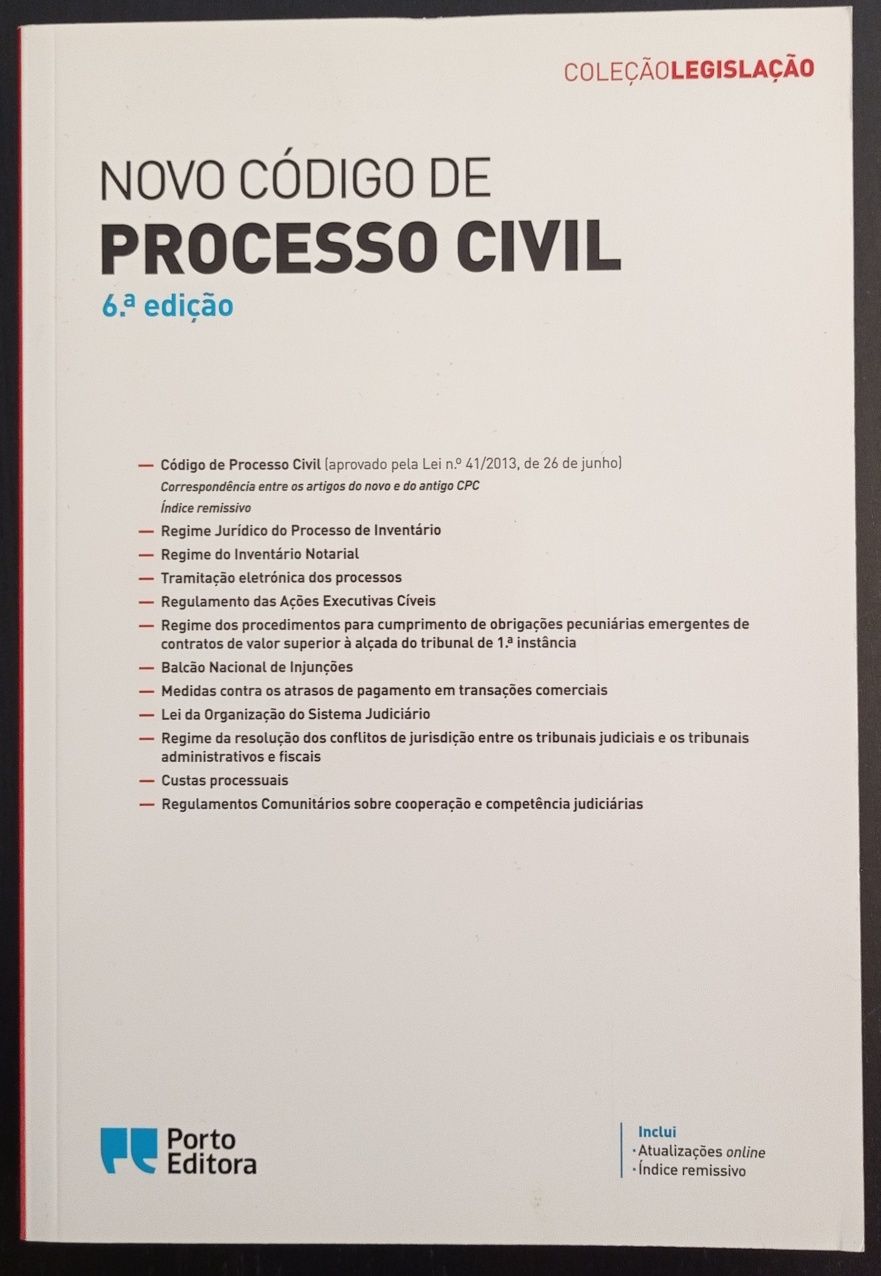 Novo Código de Processo Civil (coleção Legislação) Profissional
