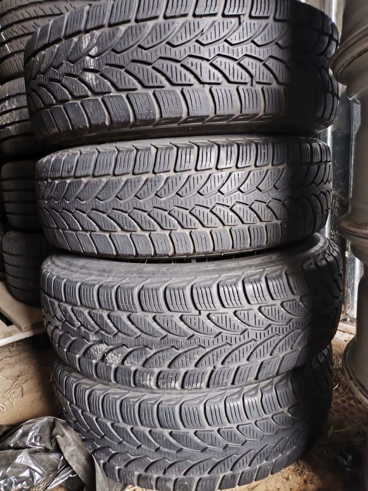 4x Koła 15" 5x112 + Opony zimowe Bridgestone 195/65/15 VW