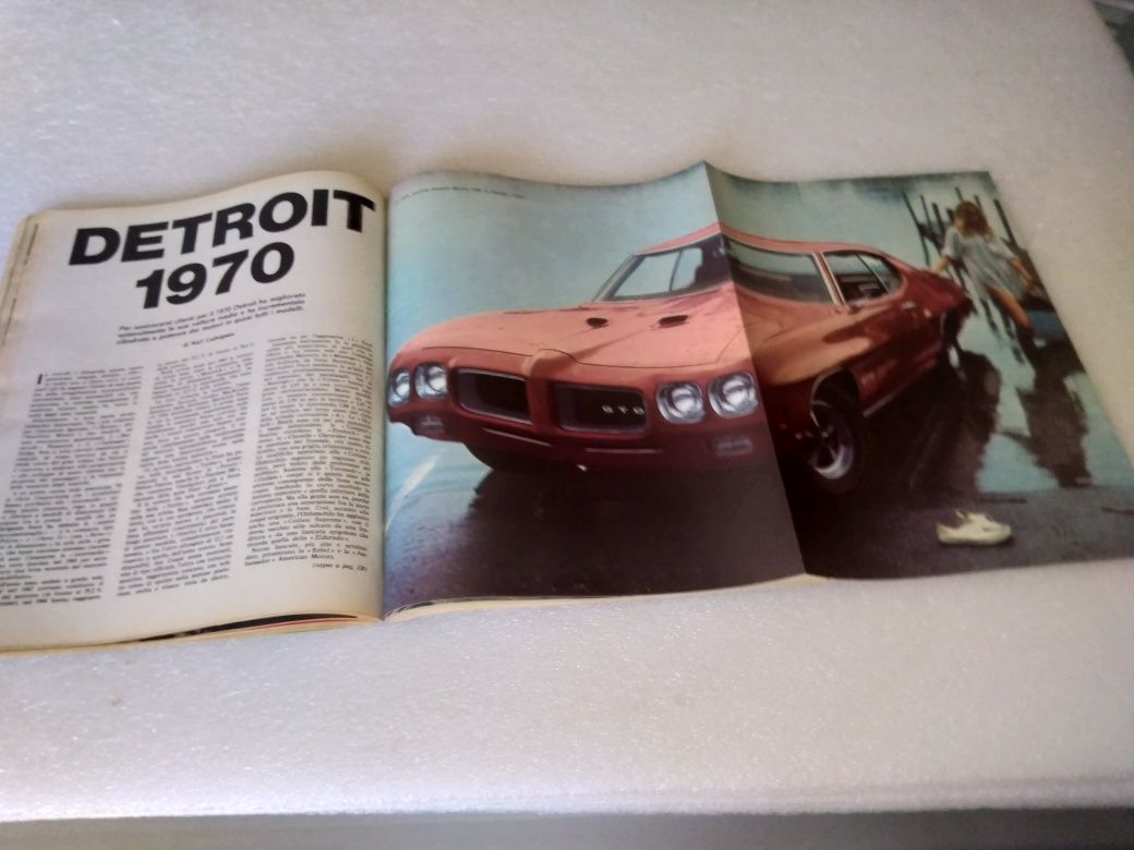 Rara Antiga Revista QUATTRORUOTE 166 OTTOBRE 1969
