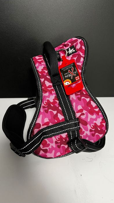 Szelki dla psa suczki Fierribiella FuXtreme M L 42-76 cm różowe moro