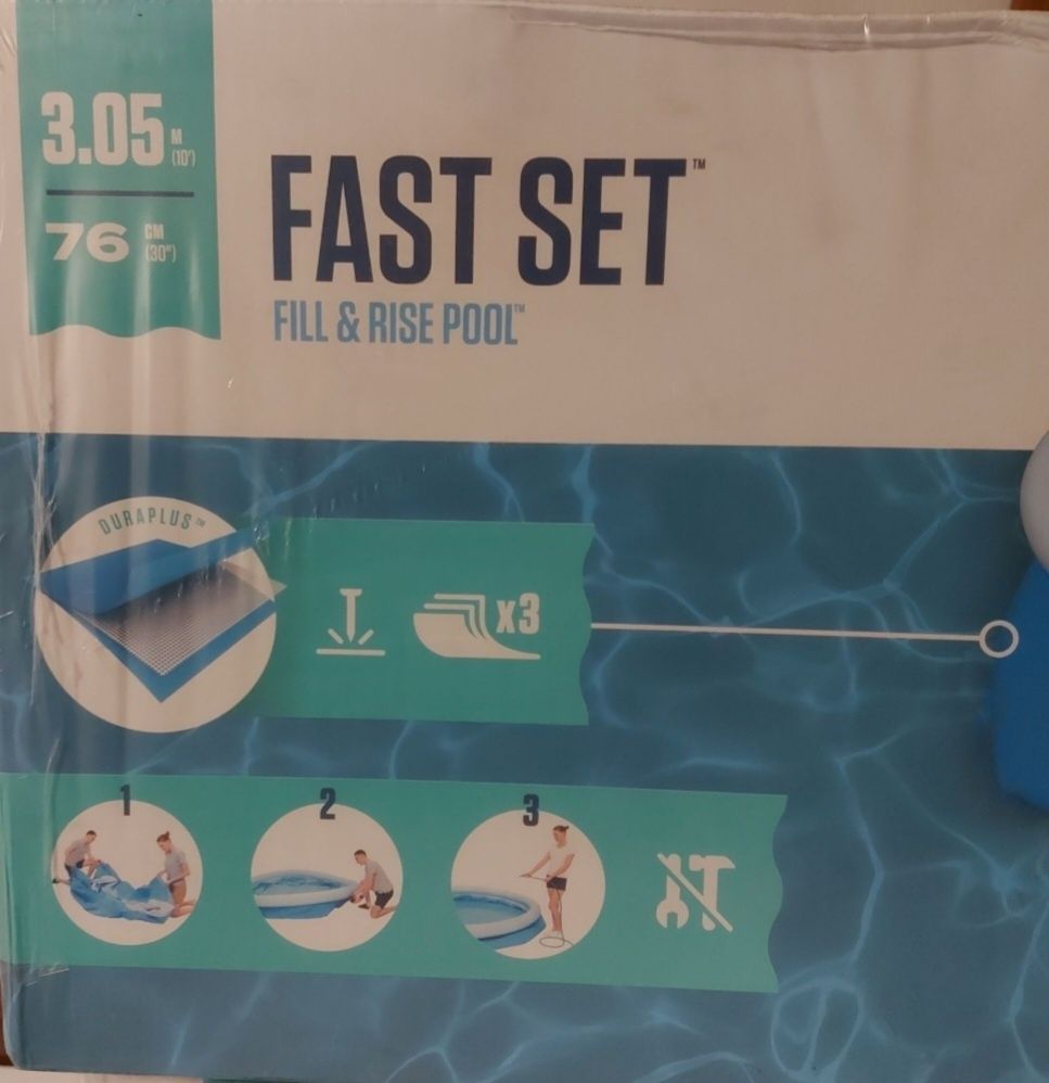 Nowy Oryginalnie zapakowany Basen Bestway z pompą i filtrem, dmuchany