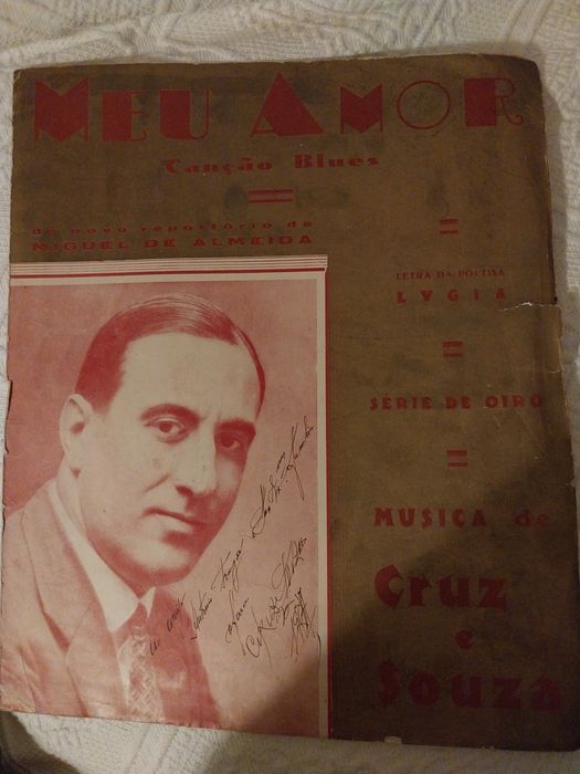 Partitura Antiga – “Meu Amor” (1936) – Rara, com Assinatura!