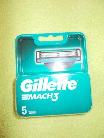 Oryginalne wkłady do Golenia Gillette Mach3 - 5szt