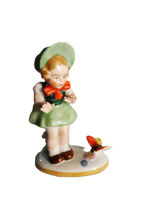 Статуэтка Девочка и бабочка. Германия