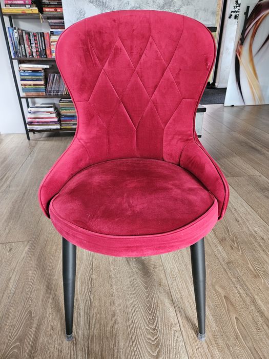 Komplet krzeseł tapicerowanych Halmar