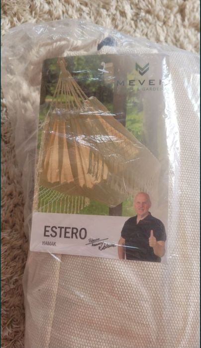 Nowy hamak boho beżowy