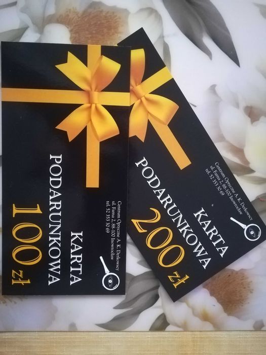 Bon/karty podarunkowe do optyka w Inowrocławiu