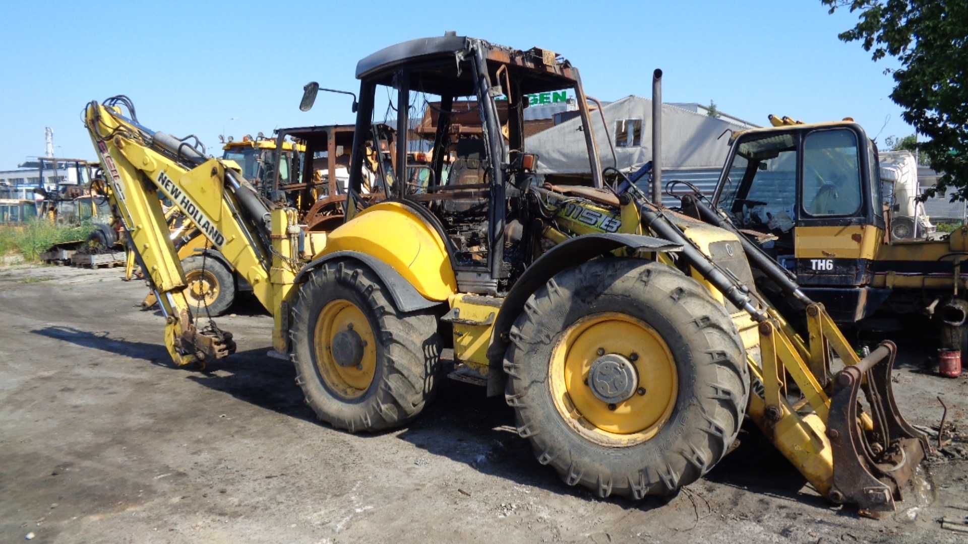 New Holland LB115B  2007r. wieszak case 695 fiat hitachi fb200