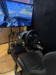 Stanowisko simracing kompletny symulator wyscigowy z telewizorem