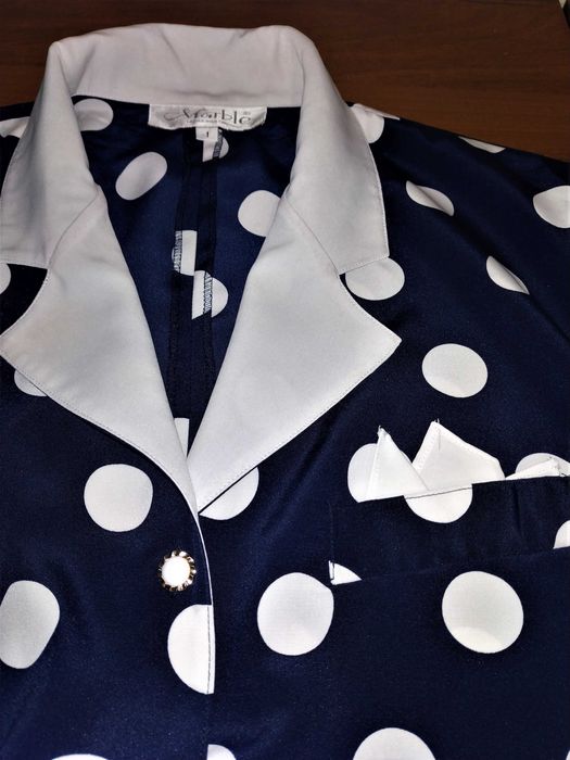 Платье женское  летнее синее в  горошек горох большой размер 60 б/у