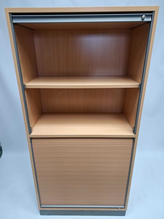 Szafa biurowa aktowa żaluzjowa Martela 4oh buk