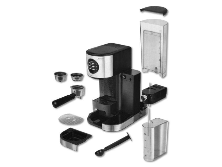 Ekspres ciśnieniowy - kolbowy MPM 15 bar (MKW-07M)