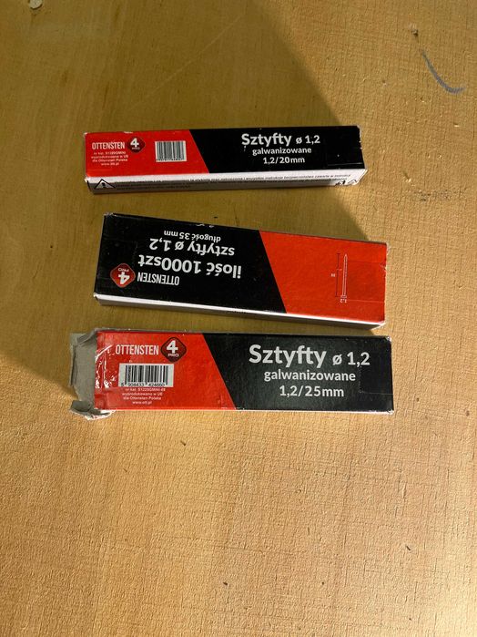 Sztyfty Ottensten 1.2 mm (20/25/35 mm) – 3 opakowania