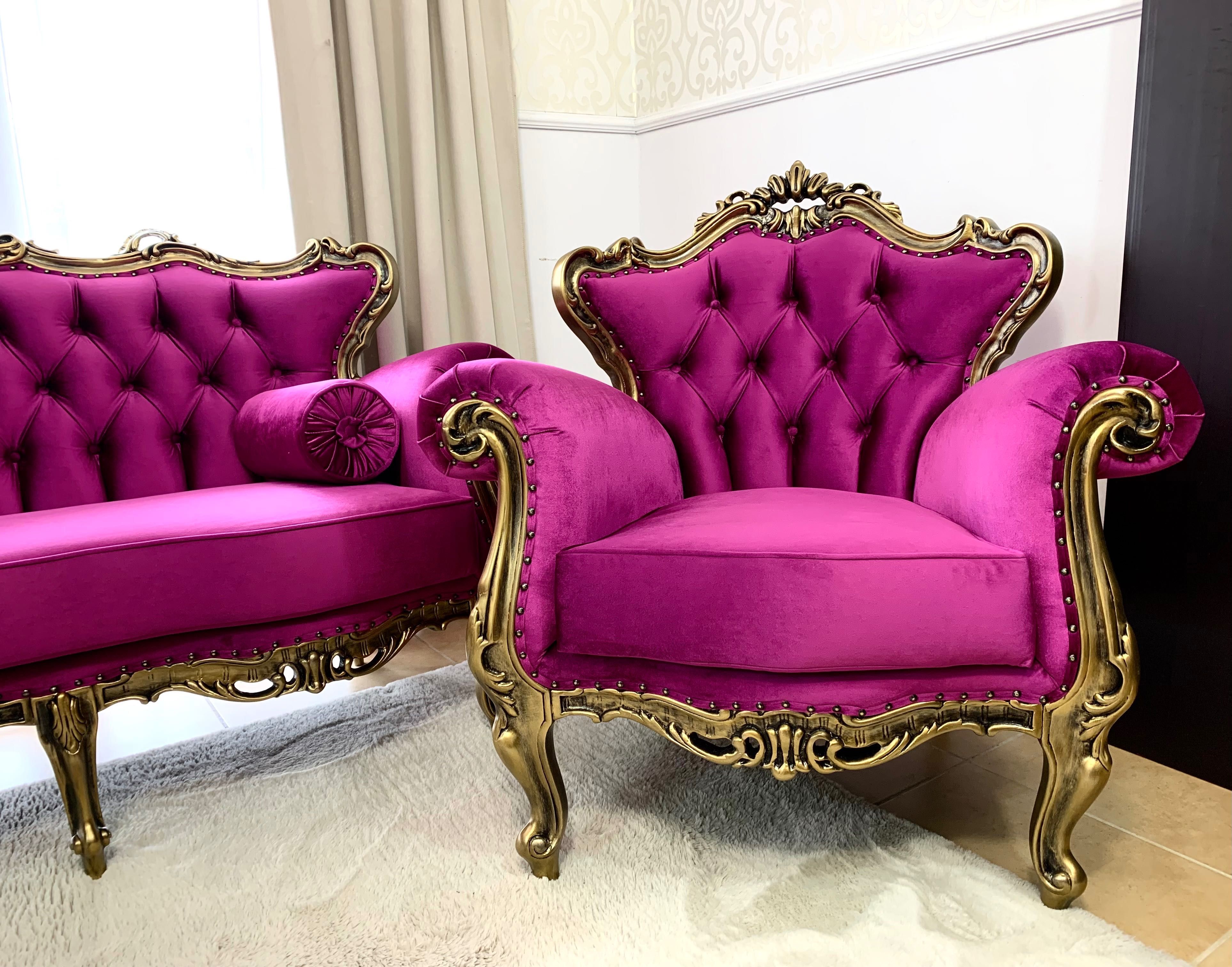 Komplet Ludwikowski sofa fotele Ludwik wypoczynkowy kanapa narożnik