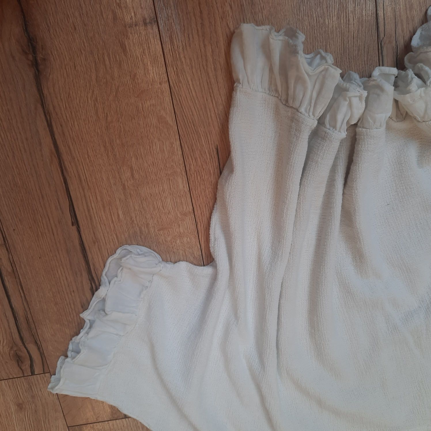 Bluzka z falbankami oversize