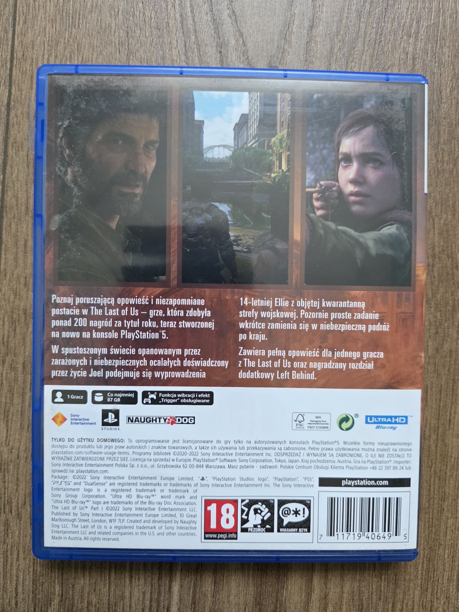 The Last of Us Part 1 PS5 PL