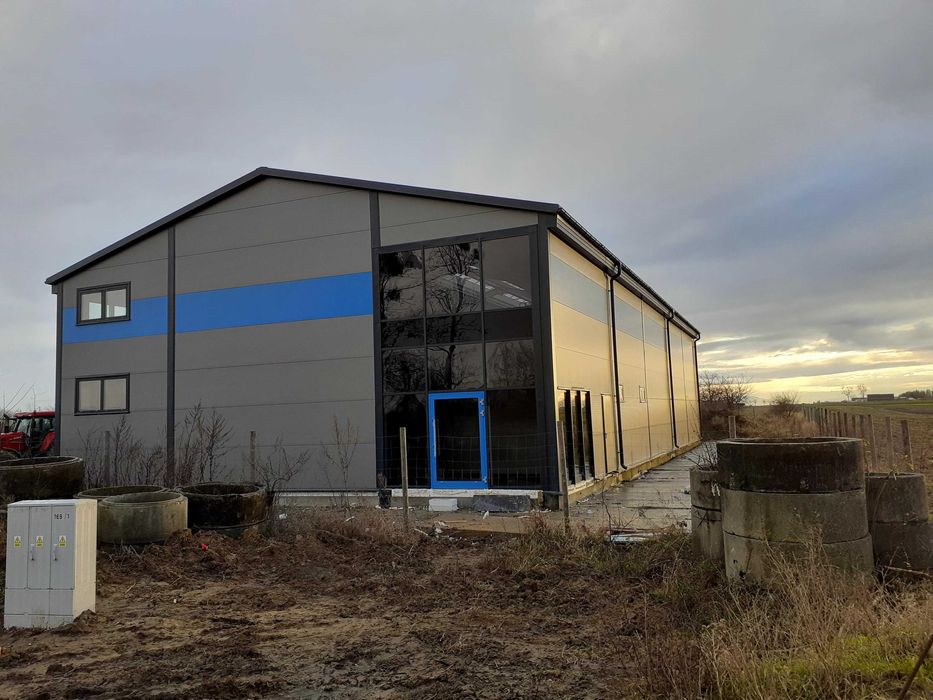 Hala stalowa warsztatowa  17x30x6m 510m2