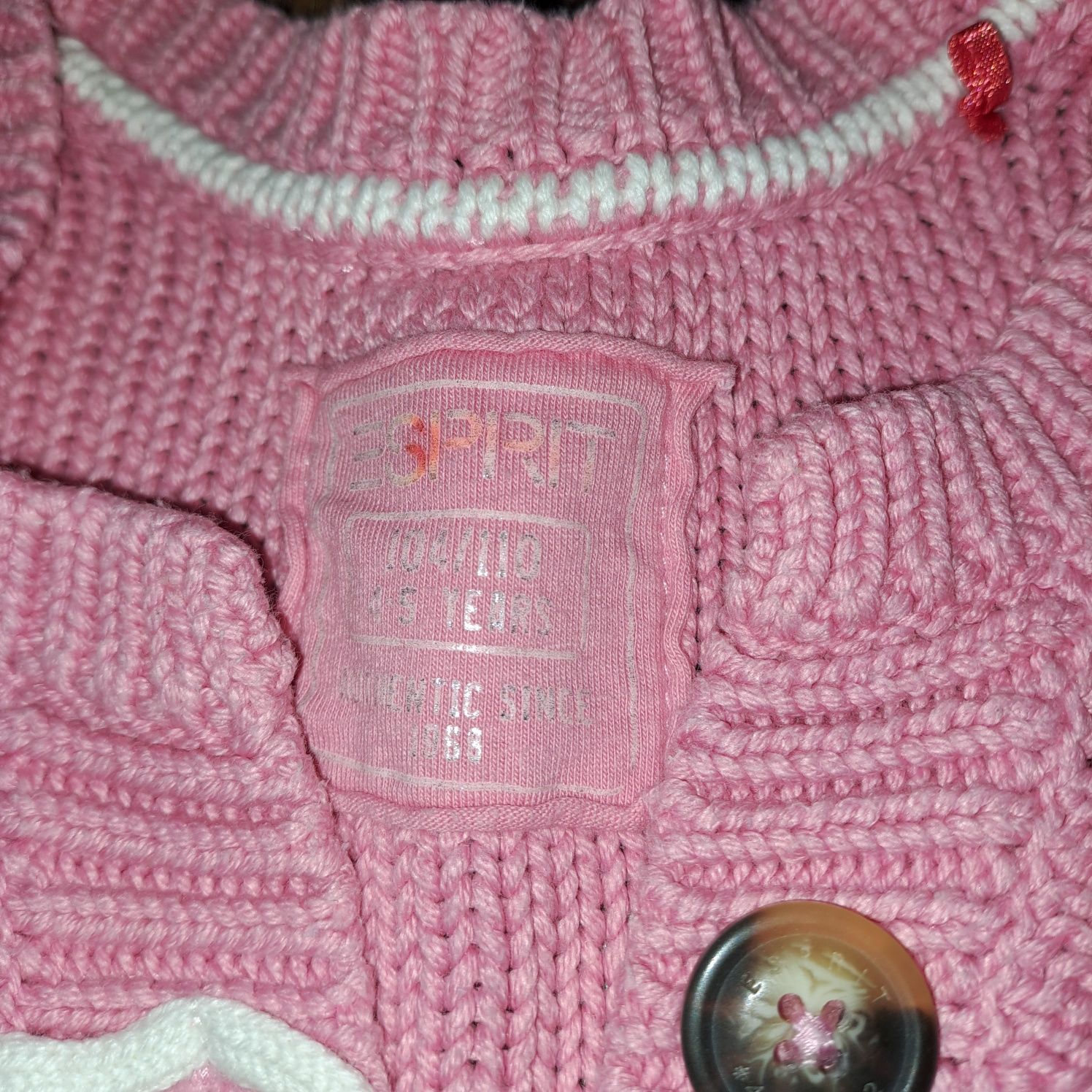 Sweterek dziewczęcy Esprit rozmiar 104/110