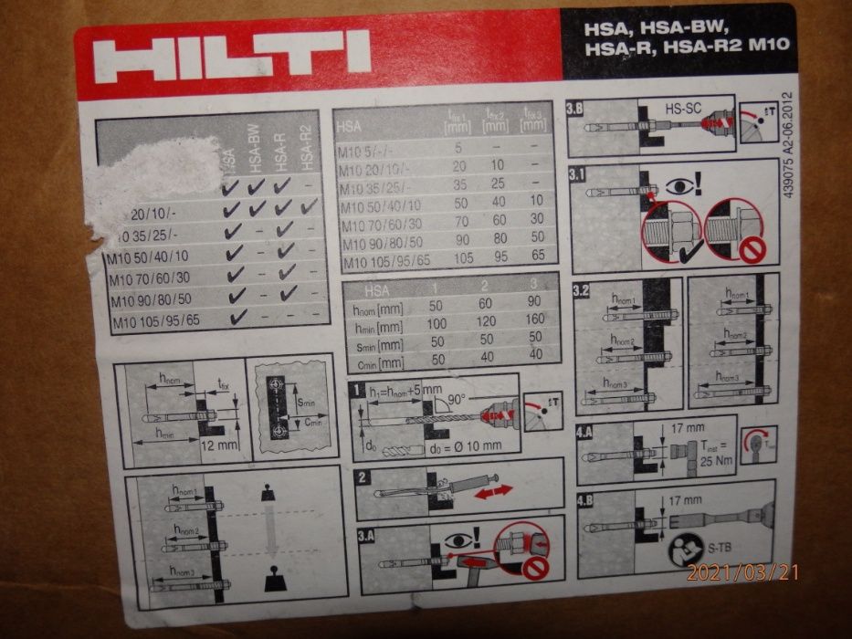 Kotwa Hilti fi 10 A4