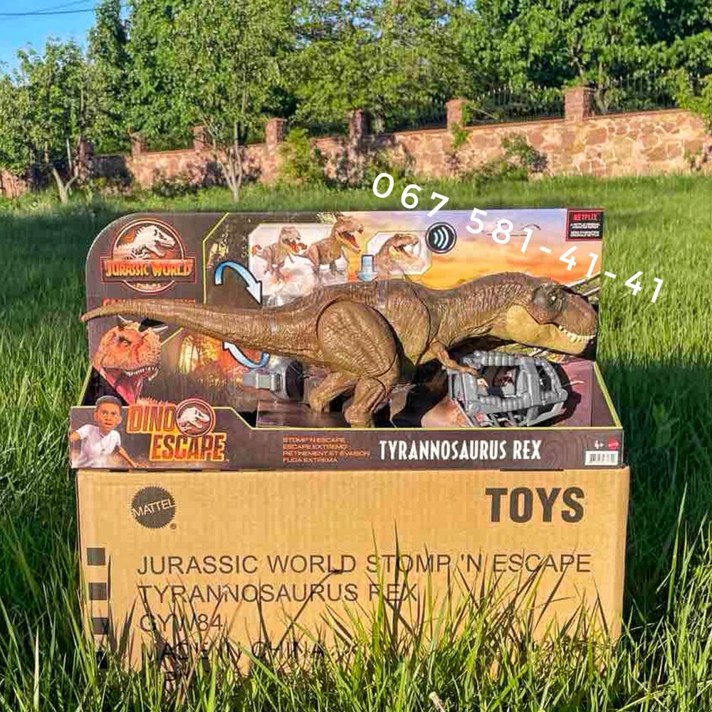 Jurassic World T-Rex музичний, динозавр виривається з намордника
