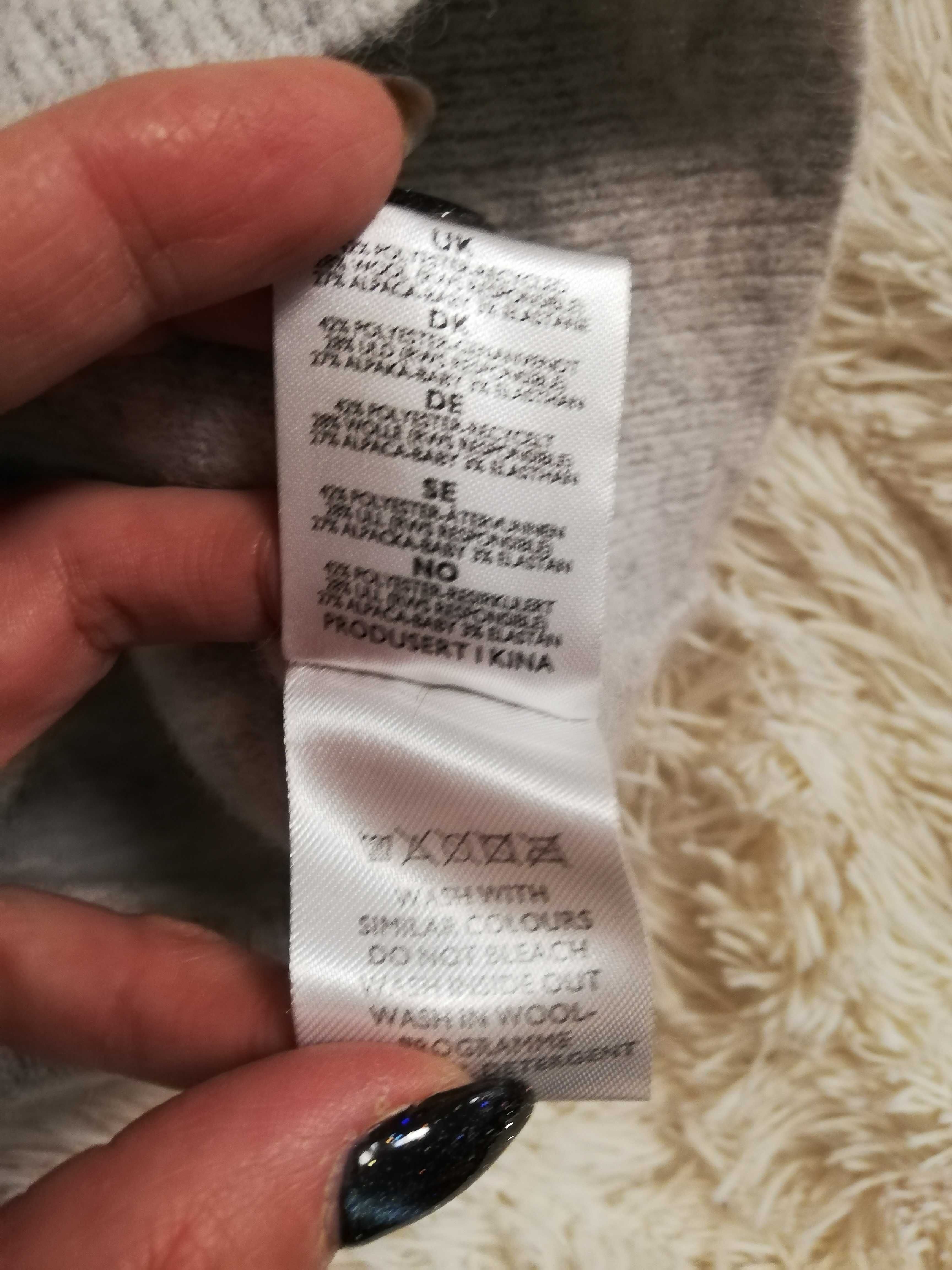 sweter z wełny aplaki xs s 34 36 Magasin Du Nord xs s