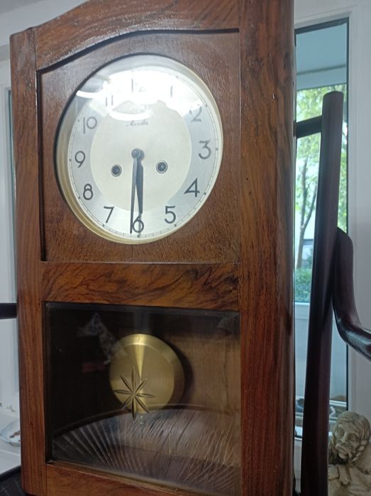 Wiszący zegar Mauthe w stylu Art Deco