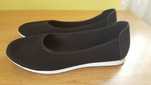Buty Bonprix czarne wsuwane tenisówki baleriny baletki