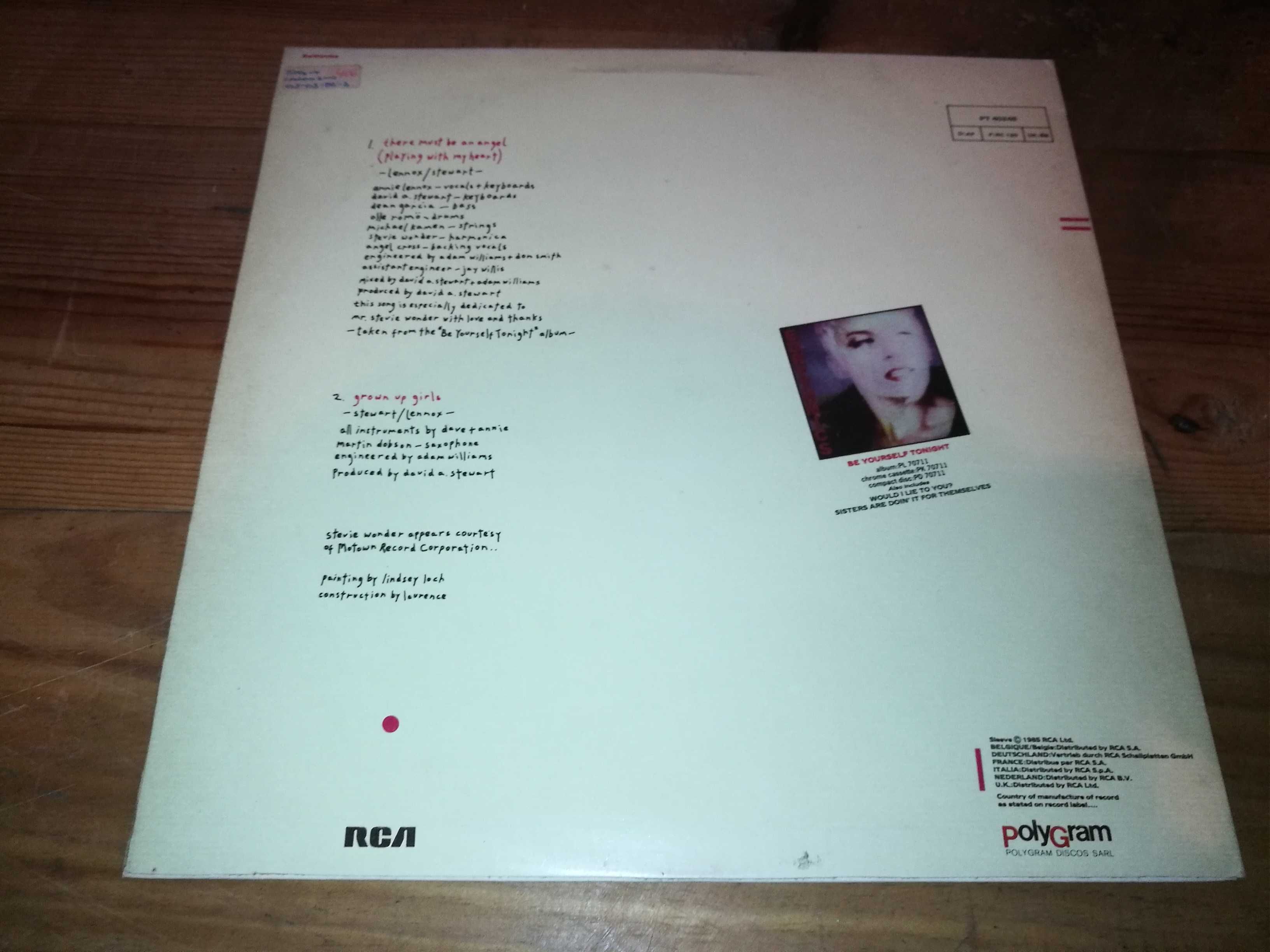 EURYTHMICS-There Must Be An Angel (Playing With My Heart)–ED Port MAXI