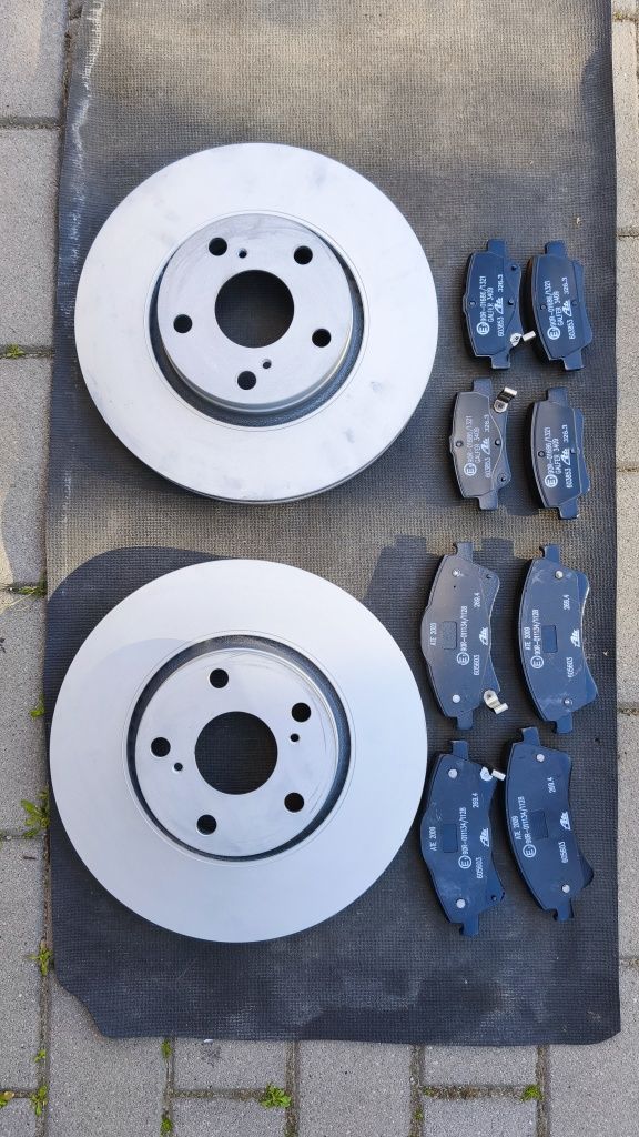 Nowe klocki i tarcze hamulcowe ATE Toyota Avensis t27