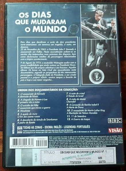 DVD "Os dias que mudaram o Mundo"