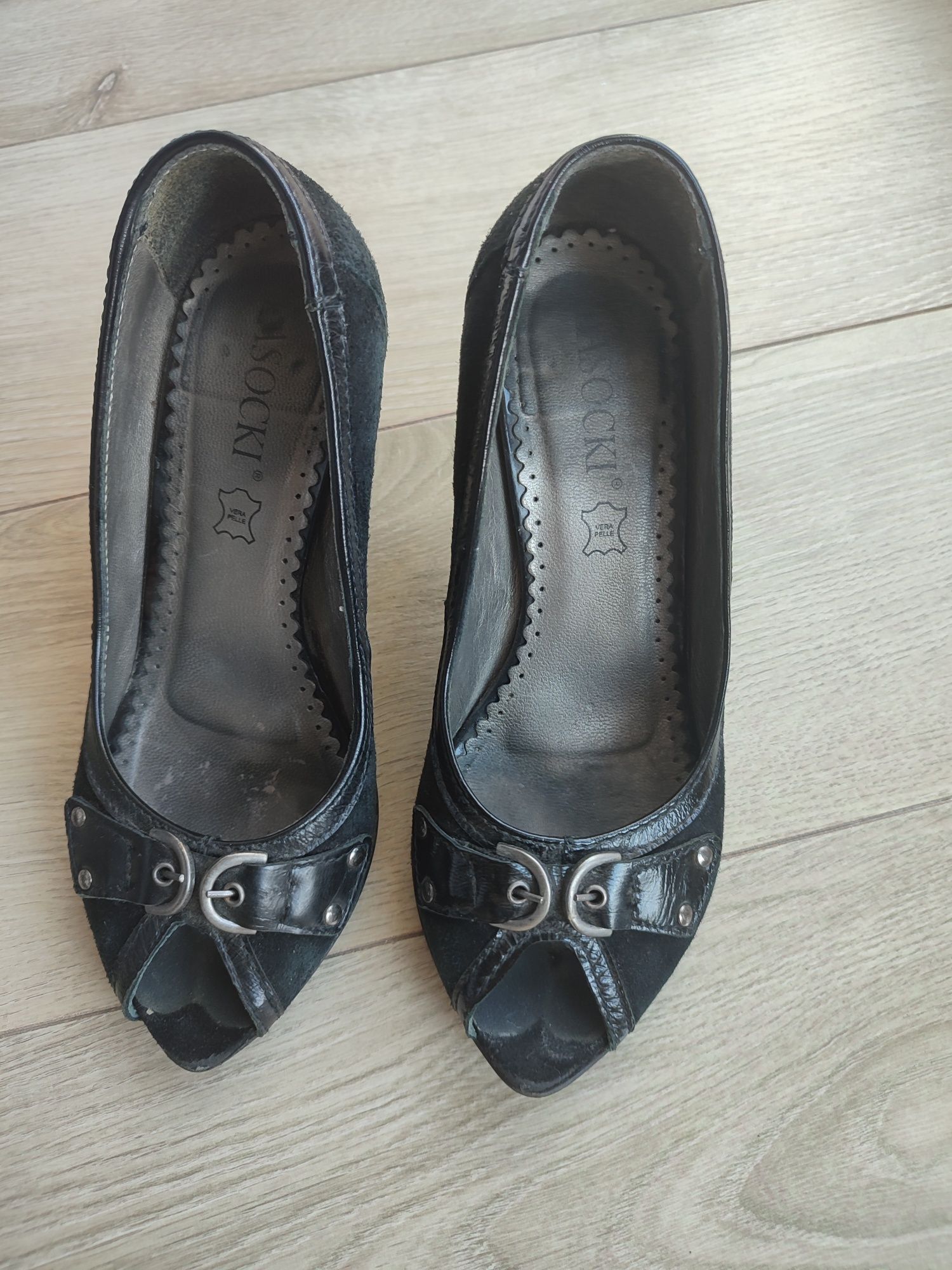 2x buty zimowe kozaki botki, szpilki Lasocki CCC rozmiar 35