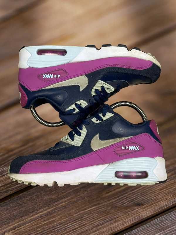 Buty Nike Air Max 90 fioletowe granatowe 36,5