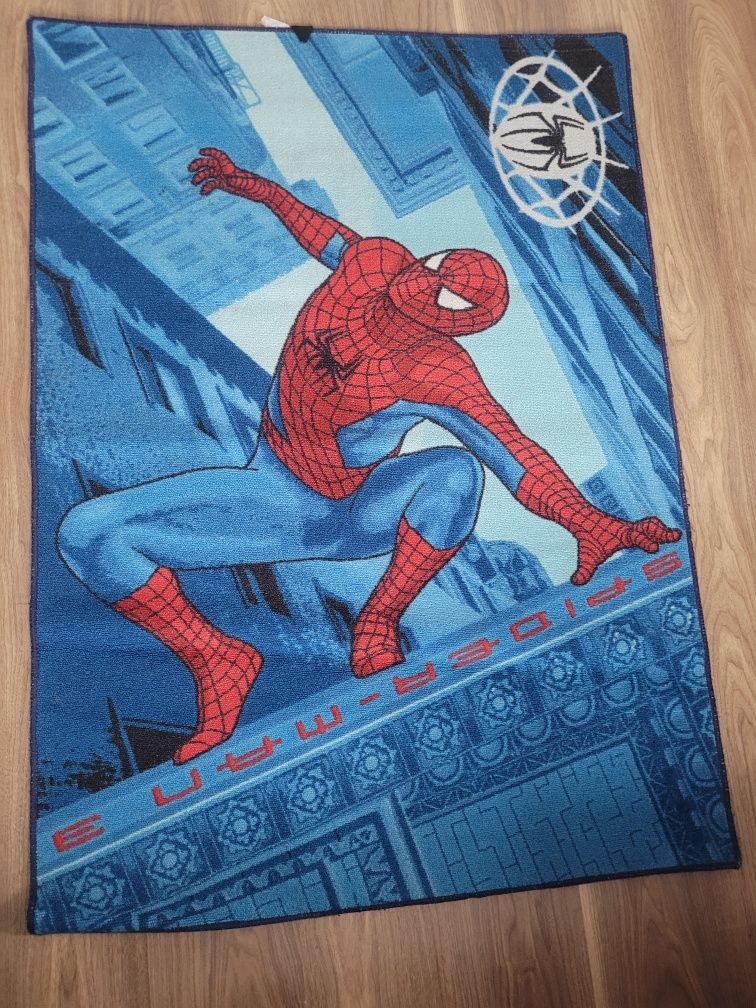 Dywan dywanik chodnik dziecięcy chłopięcy spiderman  marvel 130×95