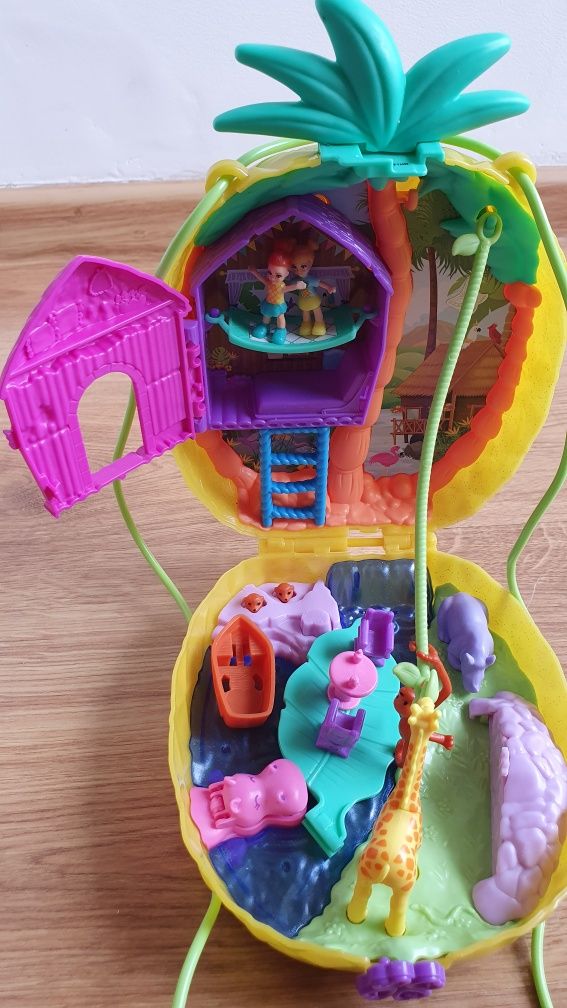 Polly Pocket kompaktowa torebka Ananas GKJ64 Stan BDB