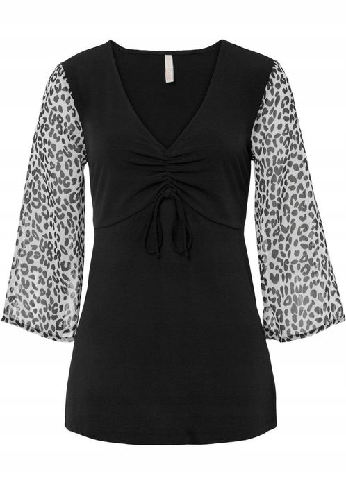 B.P.C bluzka z szyfonowymi rękawami ^36/38