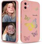 Newseego Etui kompatybilne z iPhone 12, modne, złote motyle