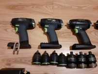 Festool  T18+3 Li.on, T15+3Lion,C12 NiMH,DD-AS,DD-ES, DWC 18-4500,