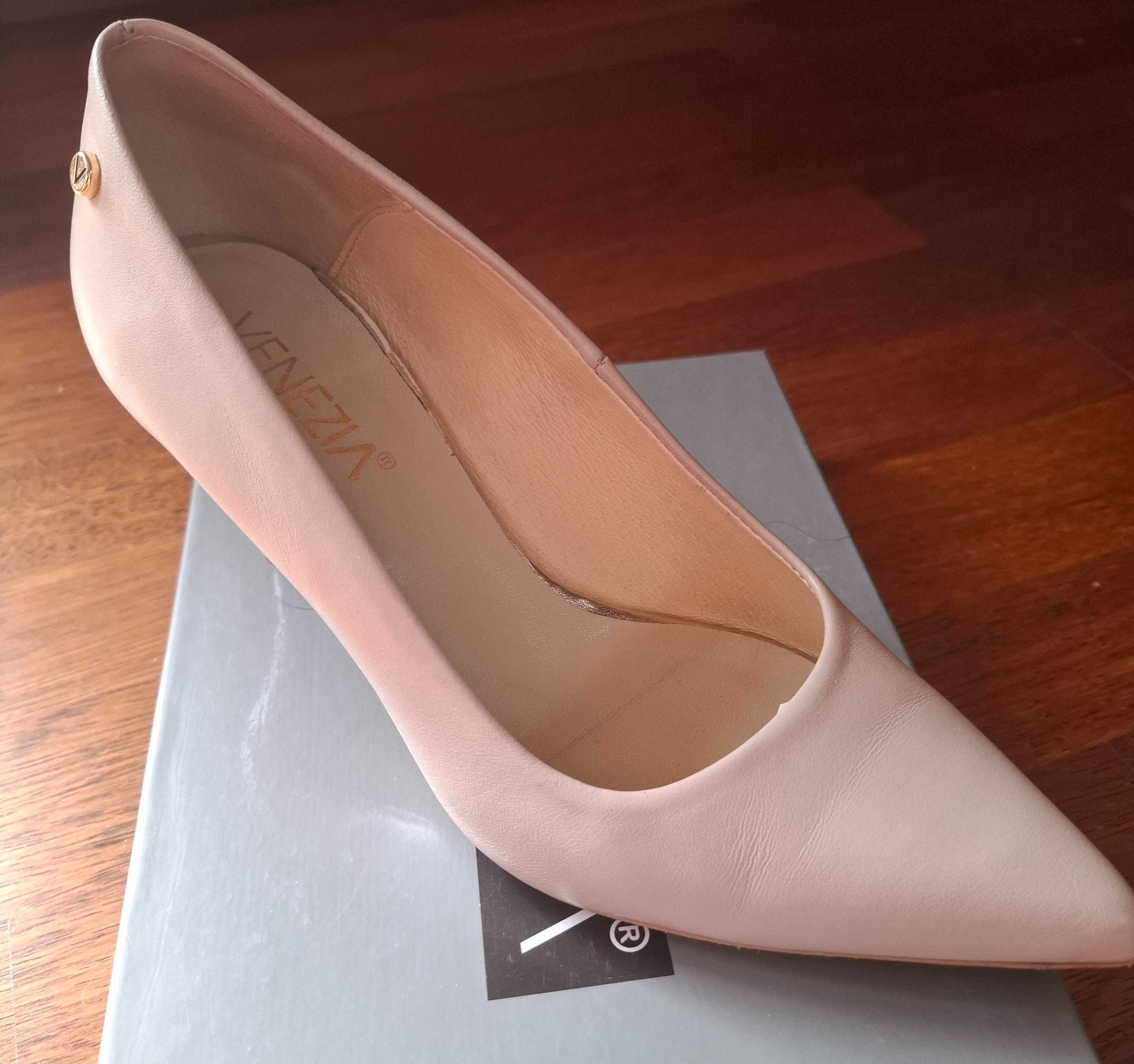 Buty wiosenne czółenka, szpilki Venezia, r. 36