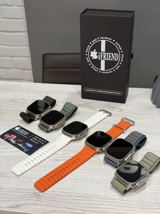 New open/box apple watch ultra 2 49mm natural titanium + гарантія