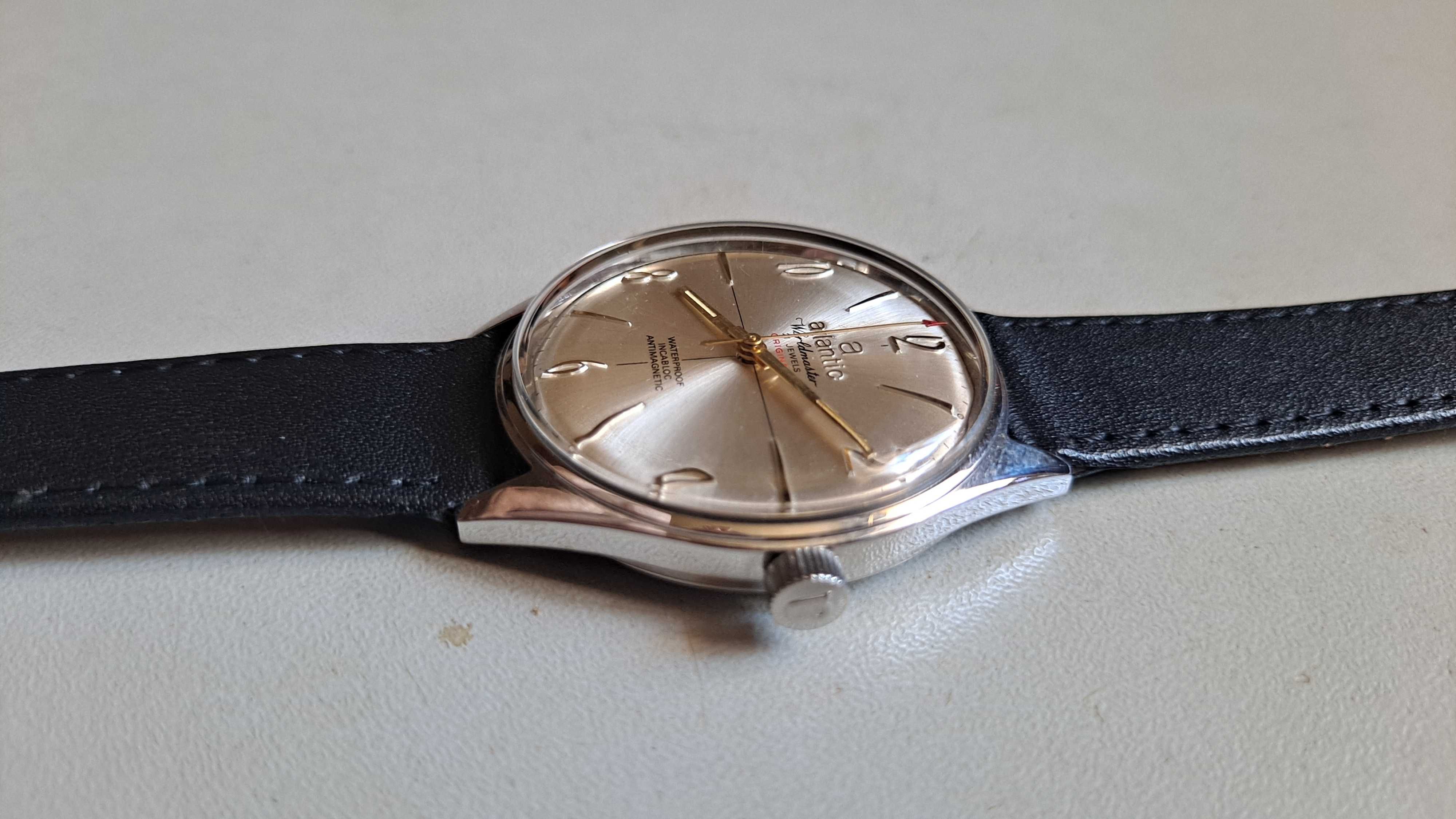 ATLANTIC worldmaster STALOWY zegarek 10